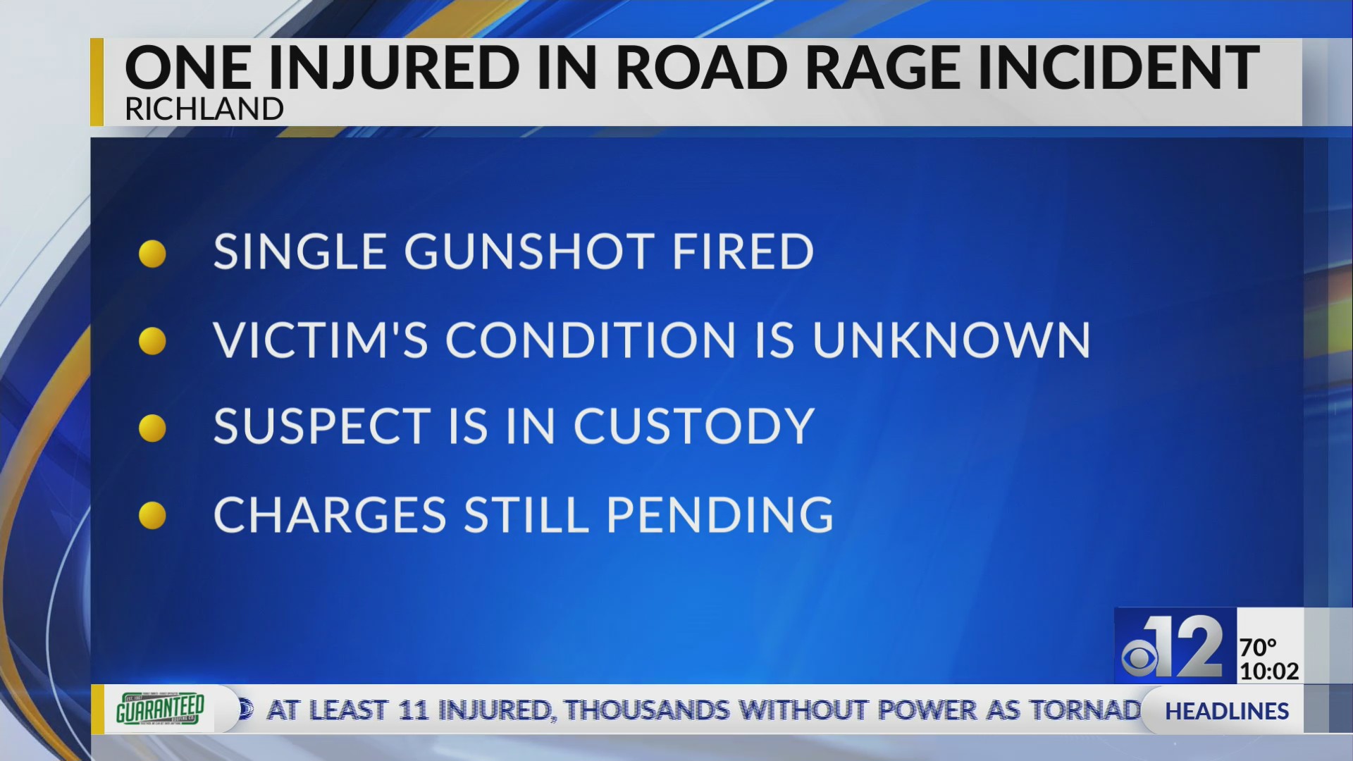 One injured in Richland during apparent road rage shooting – WJTV