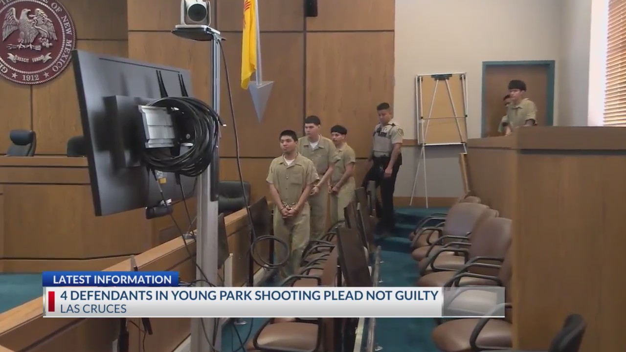 4 defendants in Las Cruces park shooting plead not guilty – KTSM 9 News