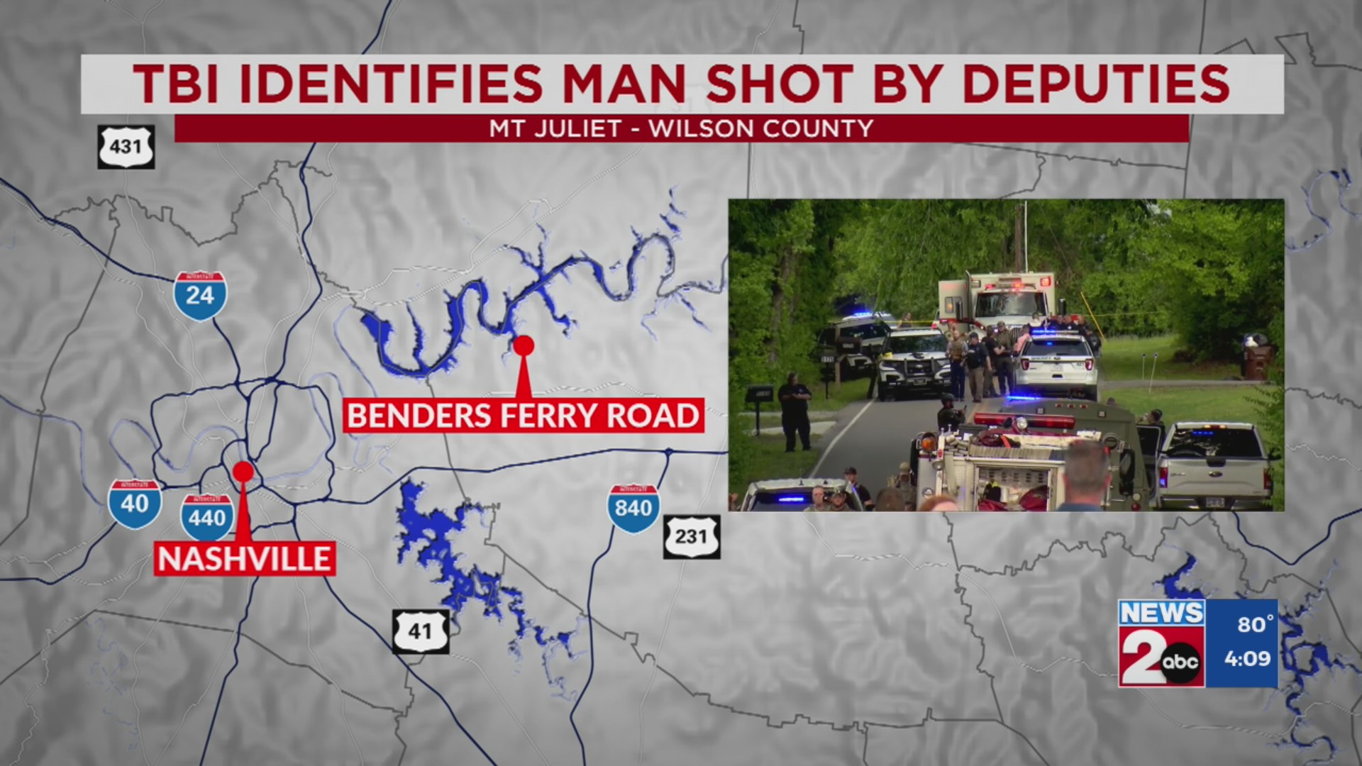 TBI identifies man shot, killed by Wilson County deputies – WKRN News 2