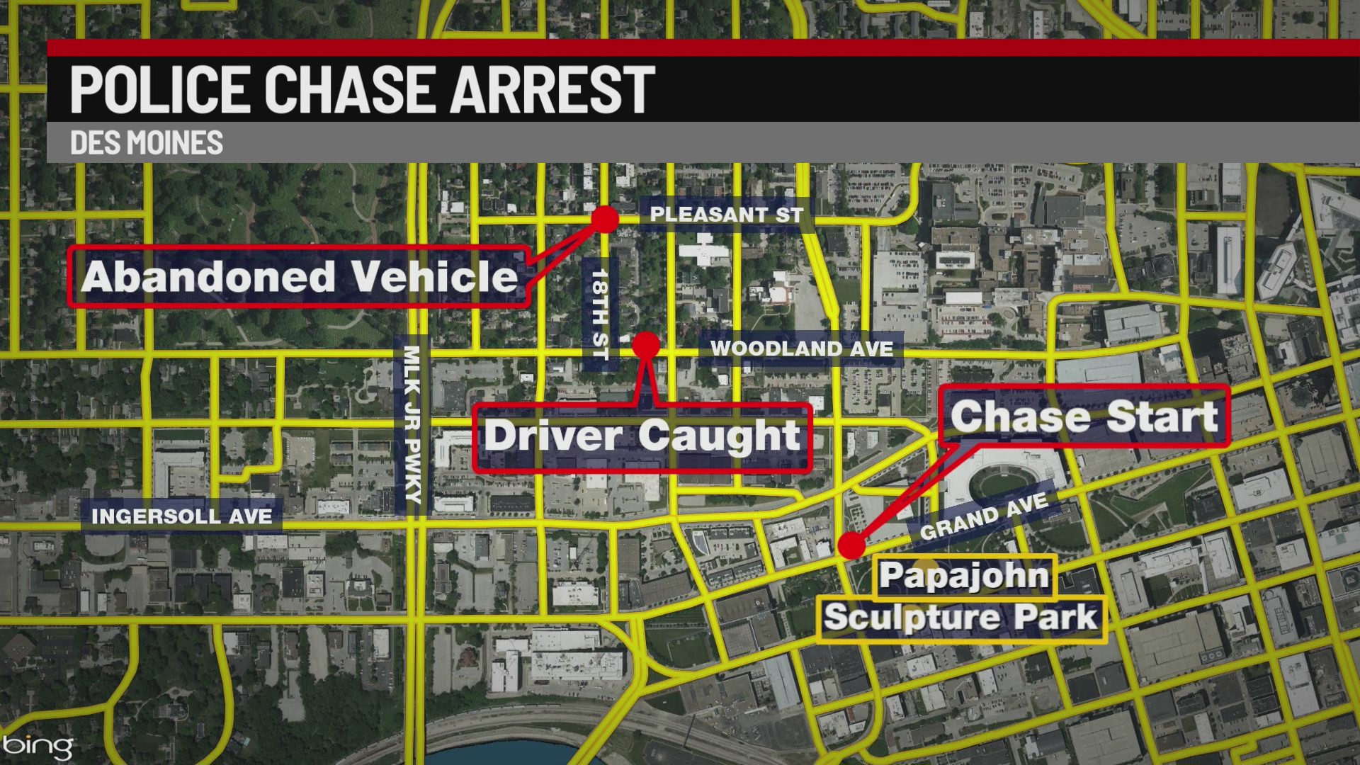 Wrong-way driver arrested after allegedly leading DMPD on chase ...