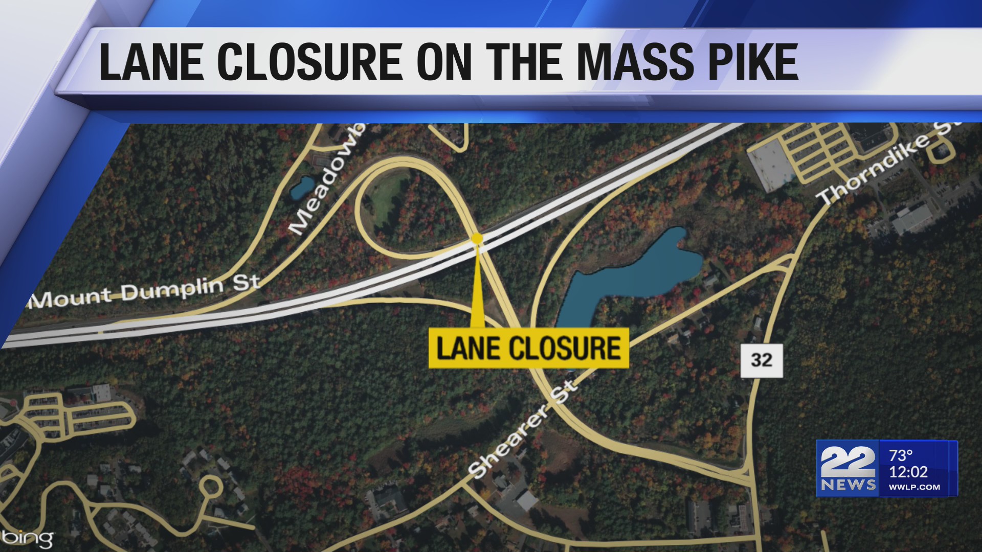 Car crash causes closure of Mass. Pike in Palmer – WWLP