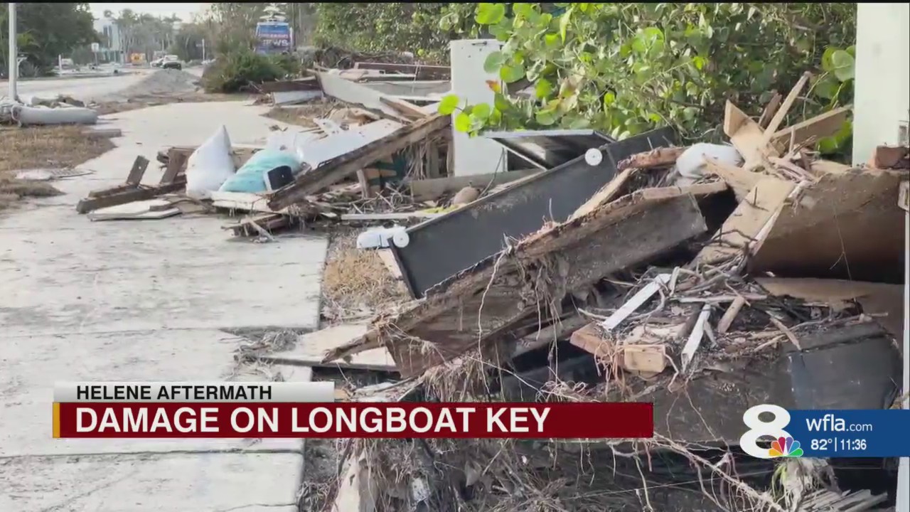 Longboat key residents return home for the first time since Helene WFLA