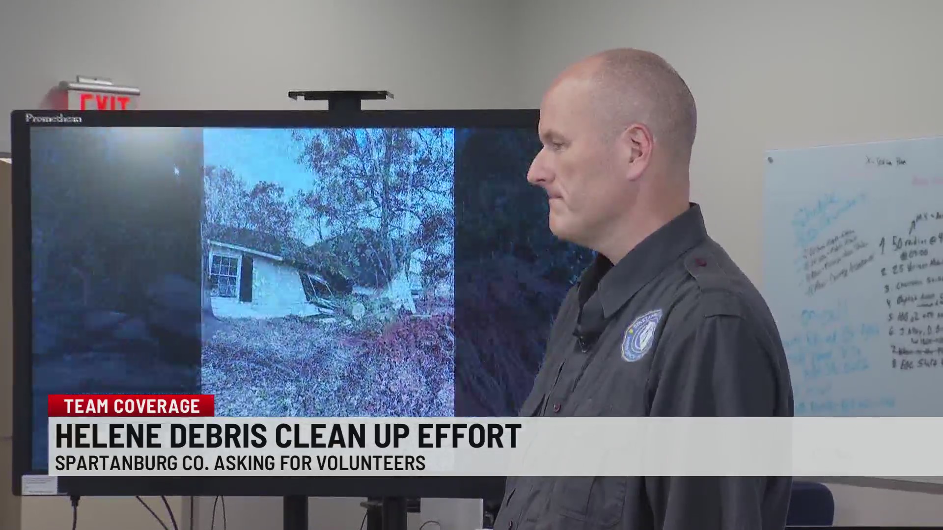 Emergency Services look for volunteers to help cleanup remaining Helene ...