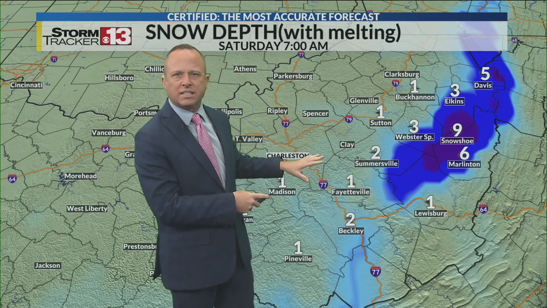 Rain today and snow on Thursday! – WOWK 13 News