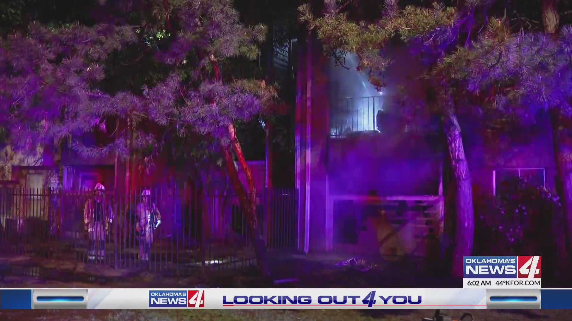 Firefighters battle apartment fire in NW Oklahoma City – KFOR.com ...