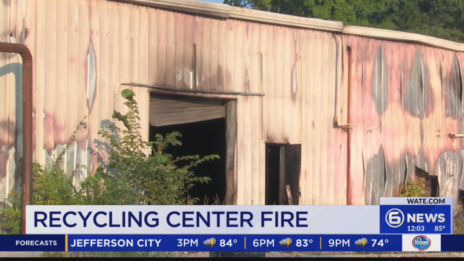 Crews work commercial structure fire in North Knoxville – WATE 6 On ...