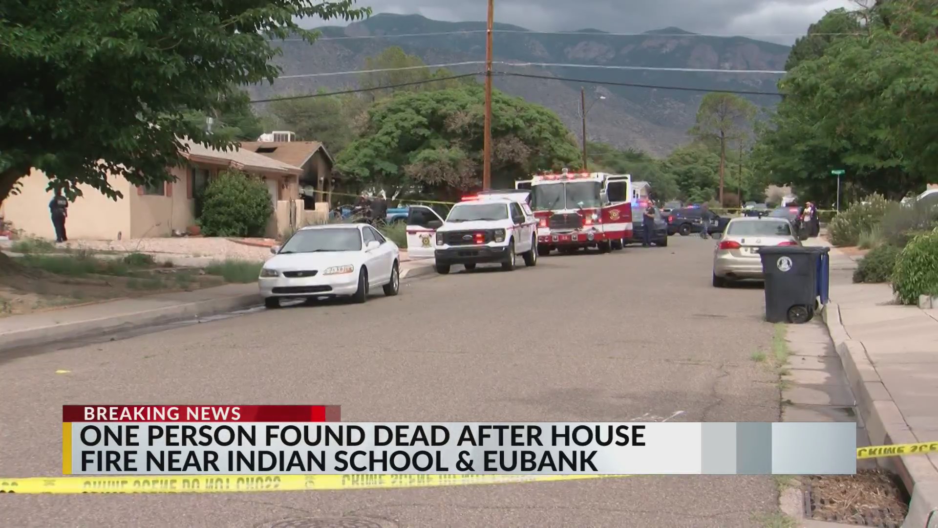 Fire in northeast Albuquerque leaves 1 person dead – KRQE NEWS 13 ...