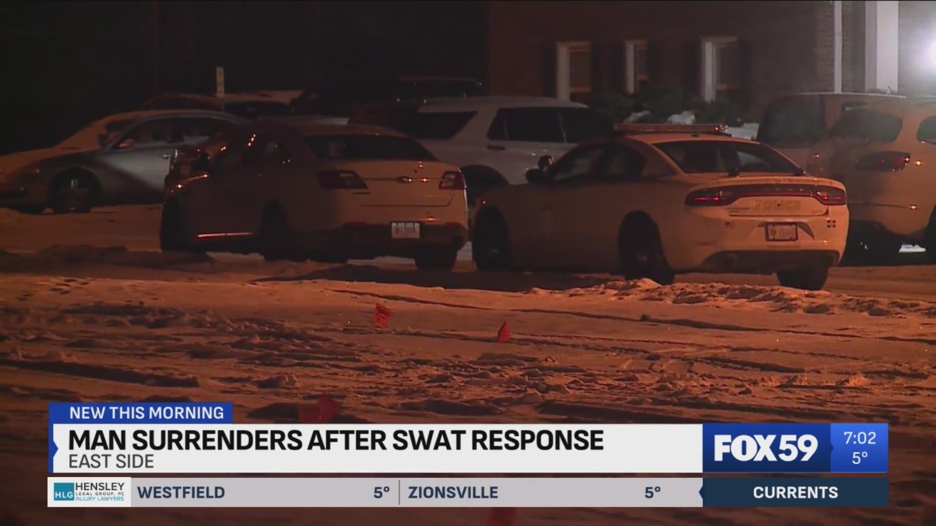 Man in custody after SWAT standoff on east side – Fox 59