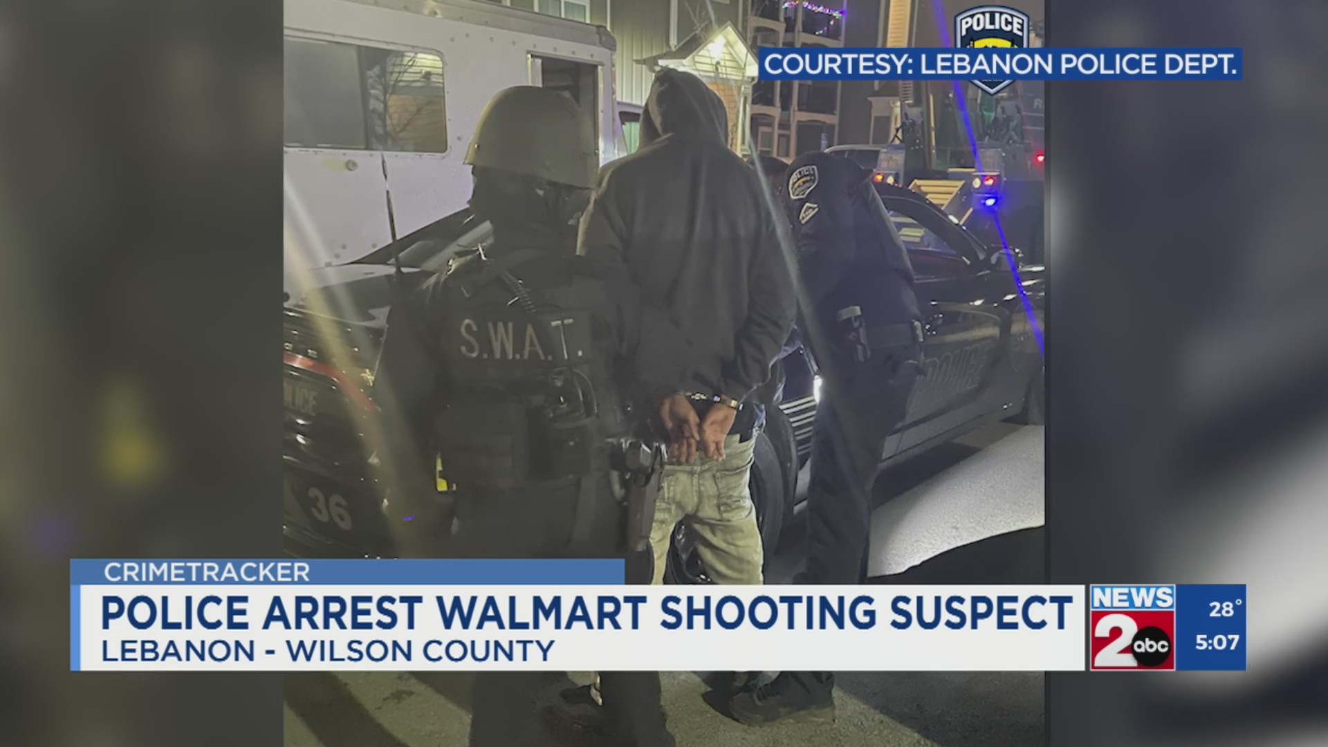 Man arrested in connection with shots fired at Lebanon Walmart – WKRN ...