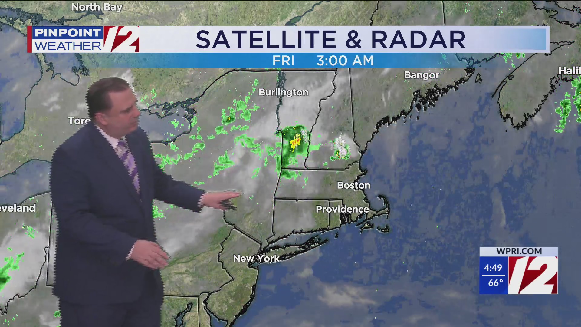 WPRI 12 Weather Forecast for 6/6/25: Warm and Humid Today with a T ...