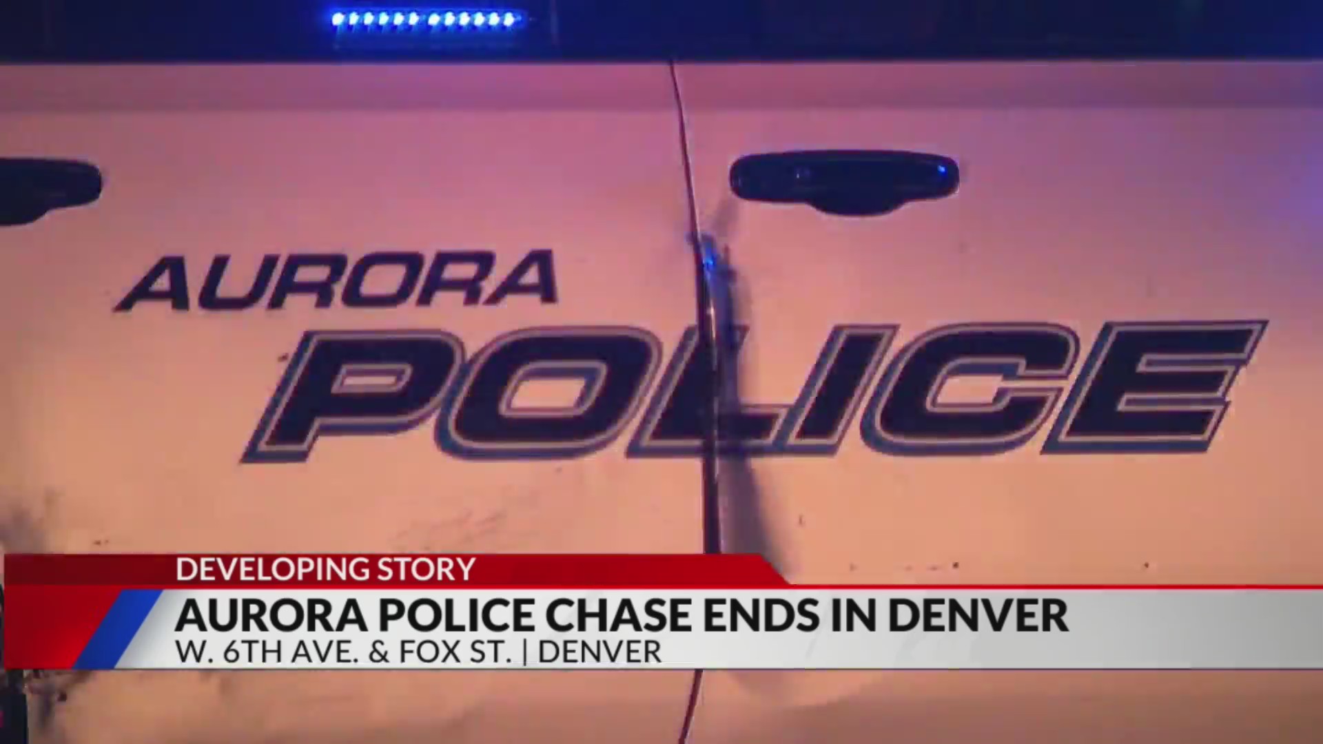 Aurora police chase ends in Denver – FOX31 Denver
