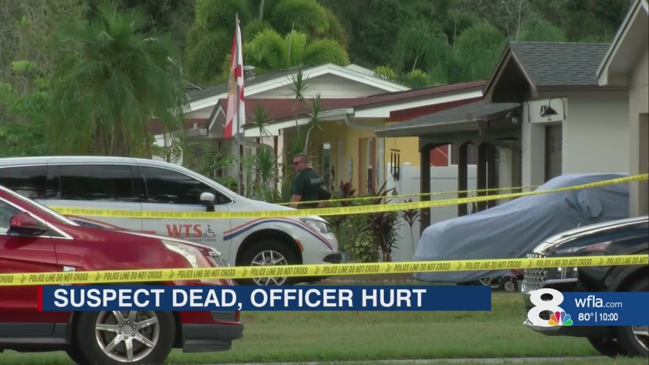 Officer hurt, suspect dead after shooting in Pinellas Park – WFLA