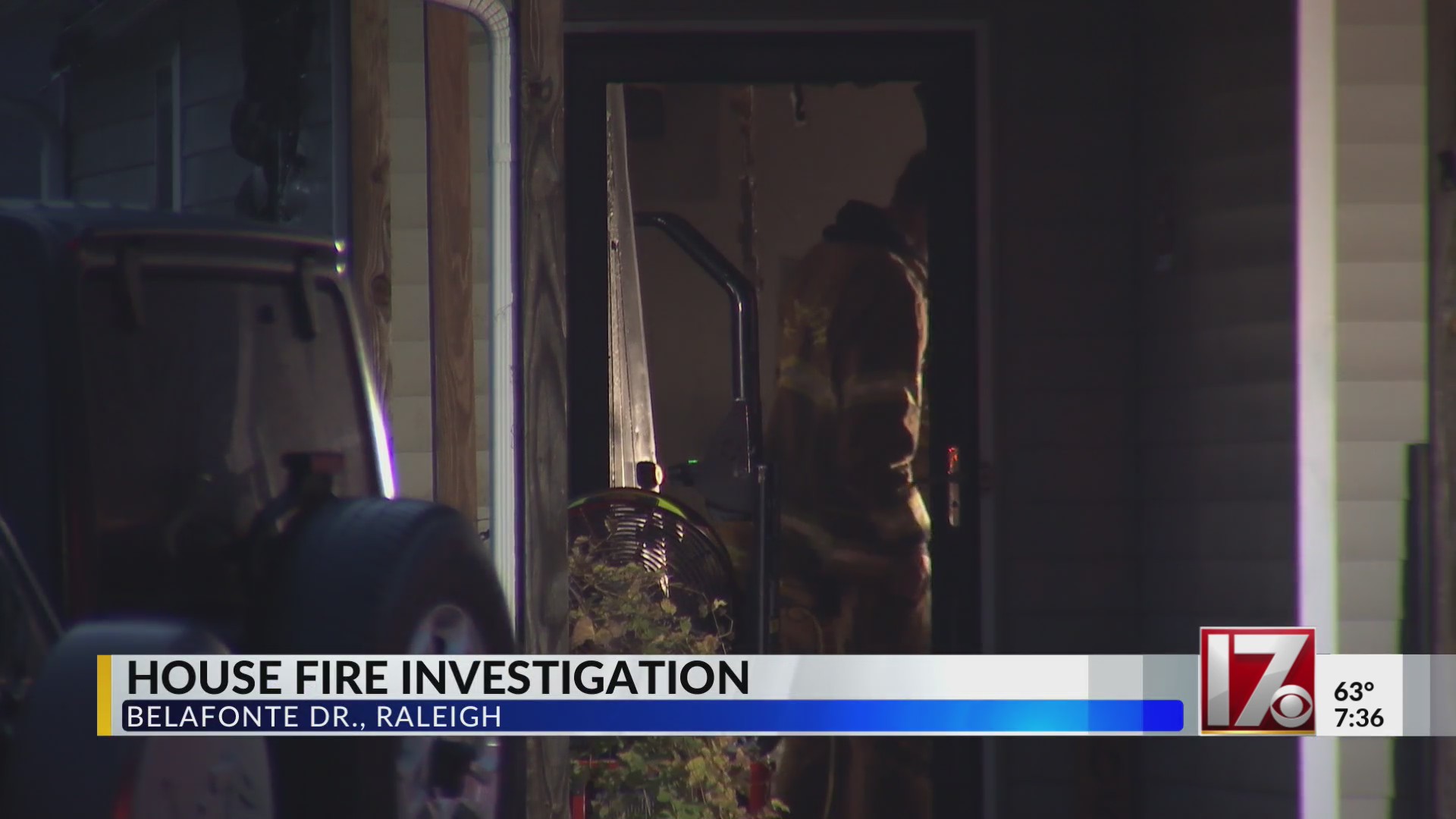 Fire damages Raleigh home on on Belafonte Drive – CBS17.com