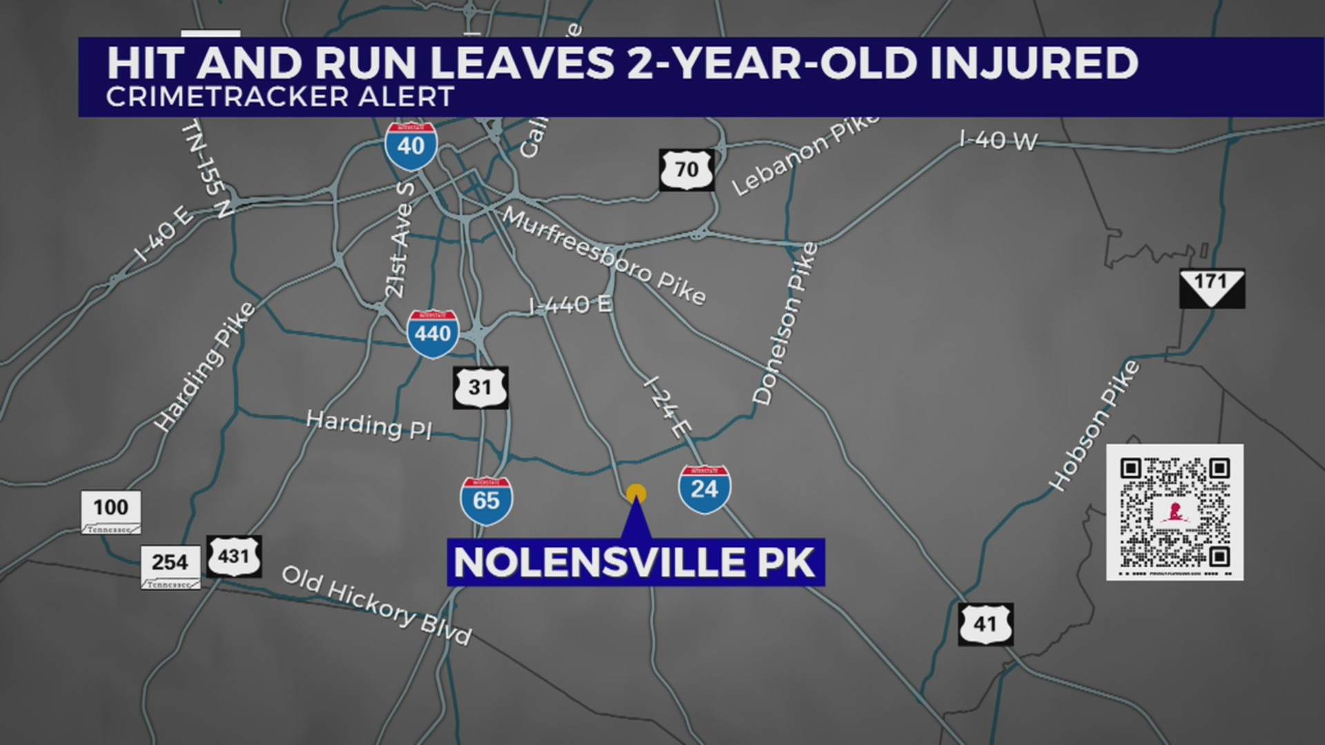 Toddler injured in South Nashville hit-and-run crash – WKRN News 2