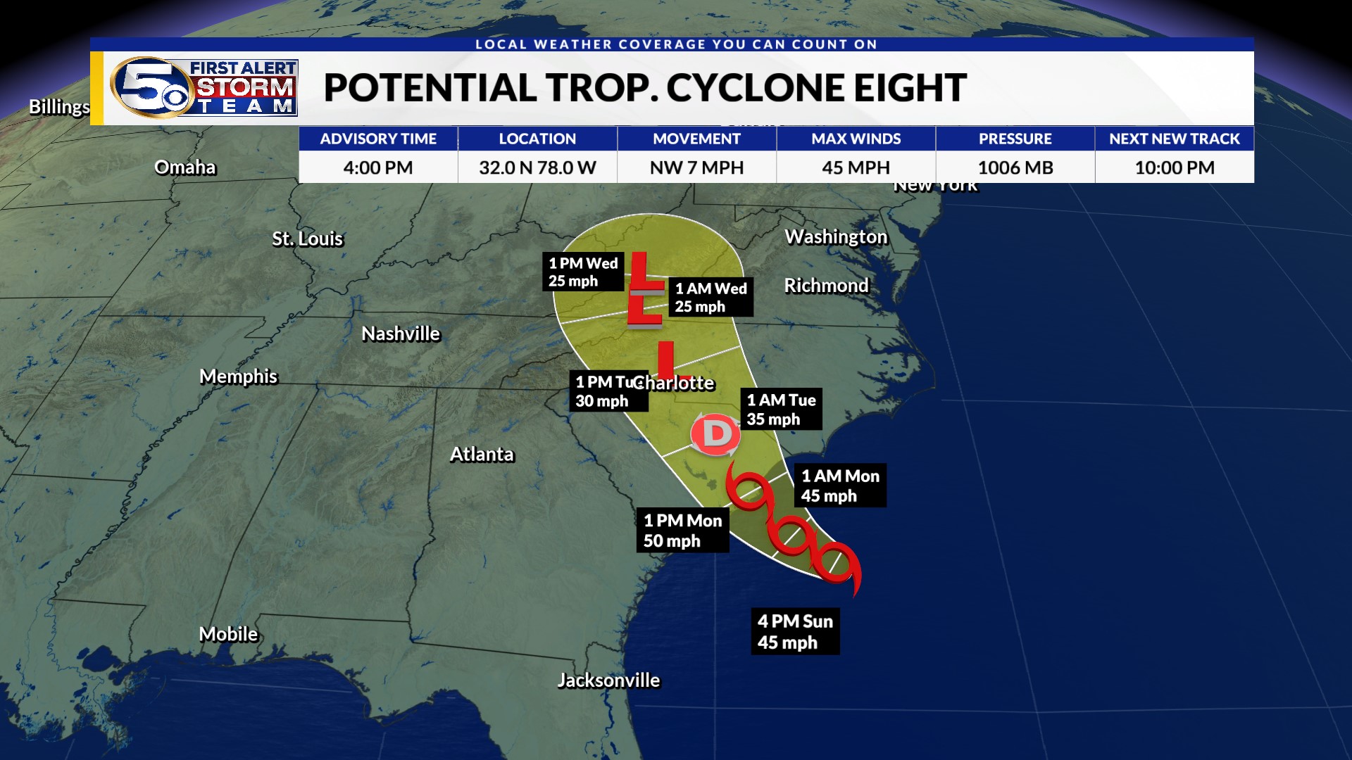 Potential Tropical Cyclone Eight to bring isolated flash flooding to ...