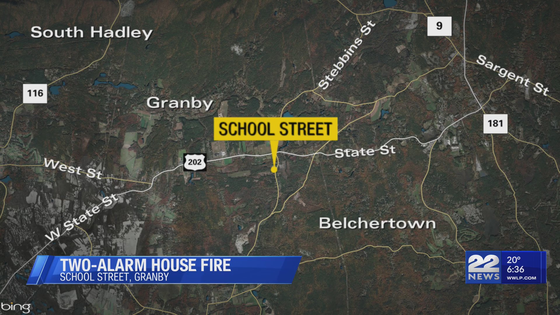 Two-alarm fire put out on School Street in Granby – WWLP