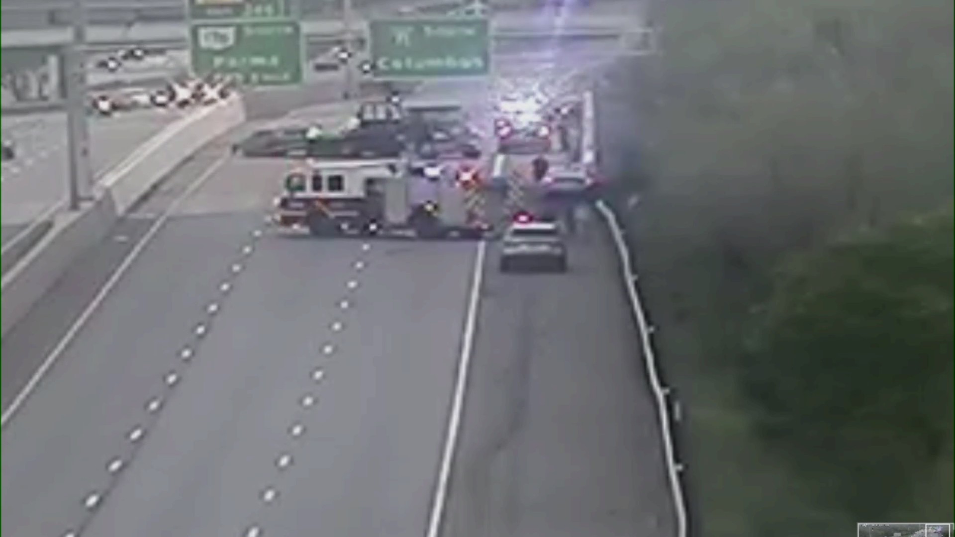 All lanes of I-71 S closed at I-90 due to crash – Fox 8 Cleveland WJW