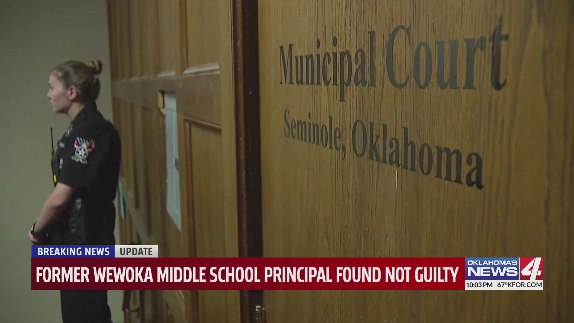 Former Wewoka middle school principal found not guilty