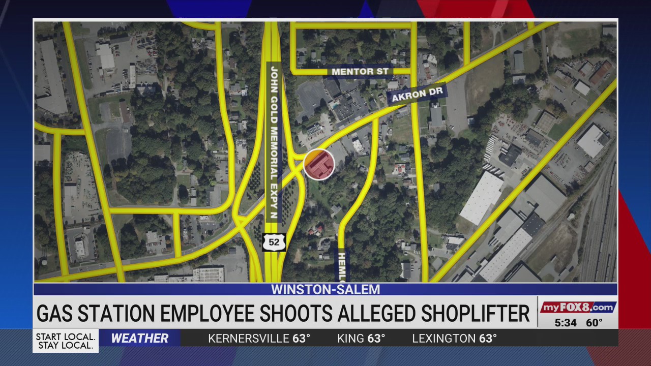 Gas station employee shoots accused shoplifter in WinstonSalem FOX8 WGHP