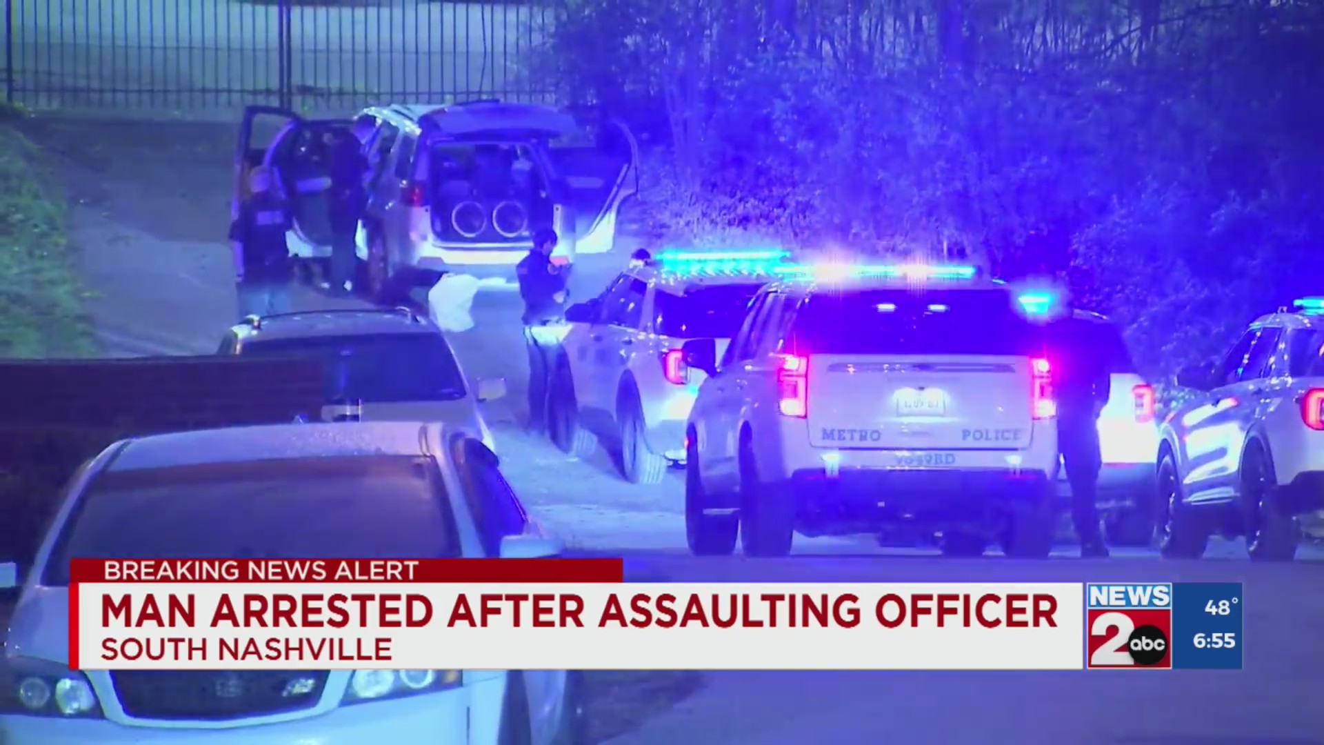 Man charged with assaulting officer before pursuit – WKRN News 2