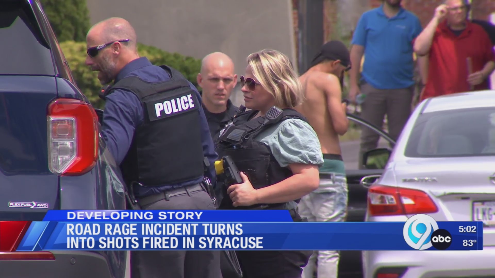 Road rage turns into shots fired on Syracuse-DeWitt line – WSYR