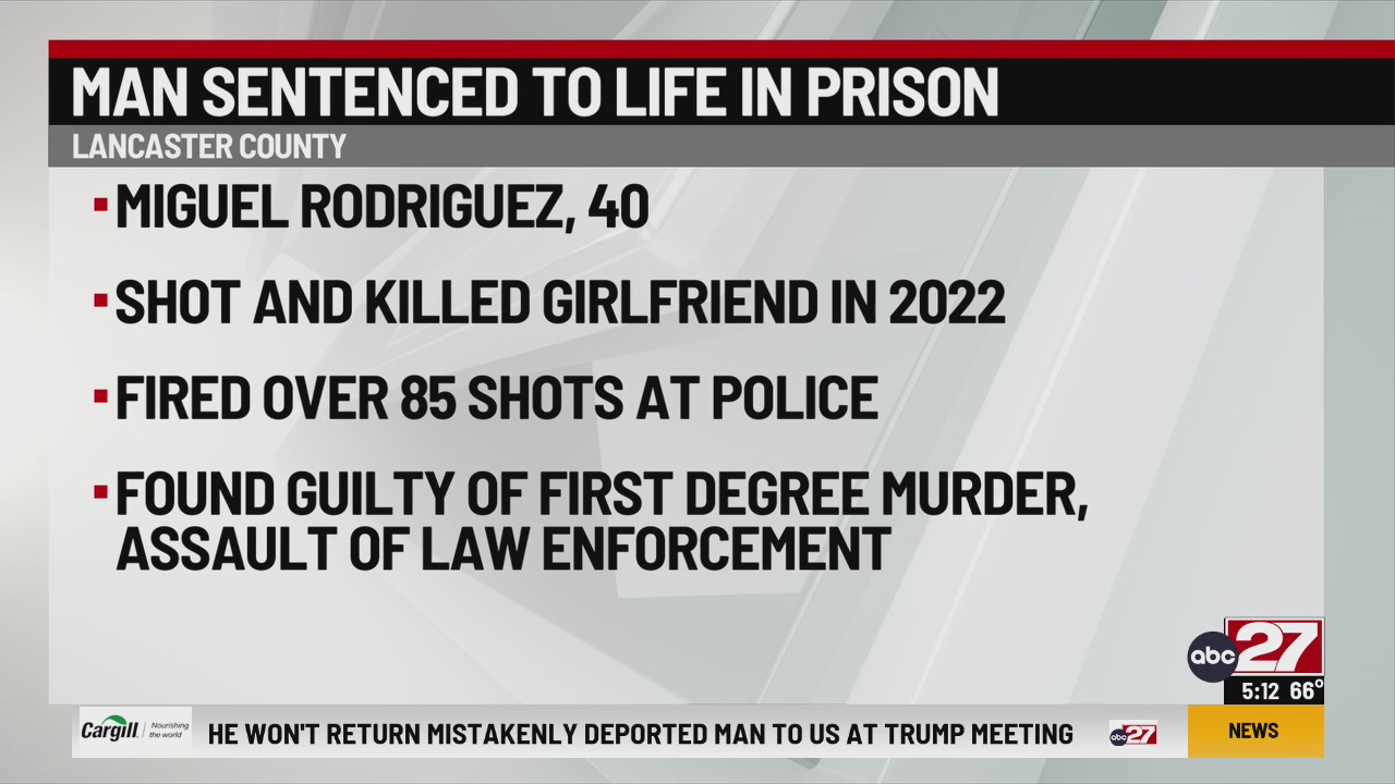 Lancaster County man sentenced to life plus 41-85 years for murdering ...