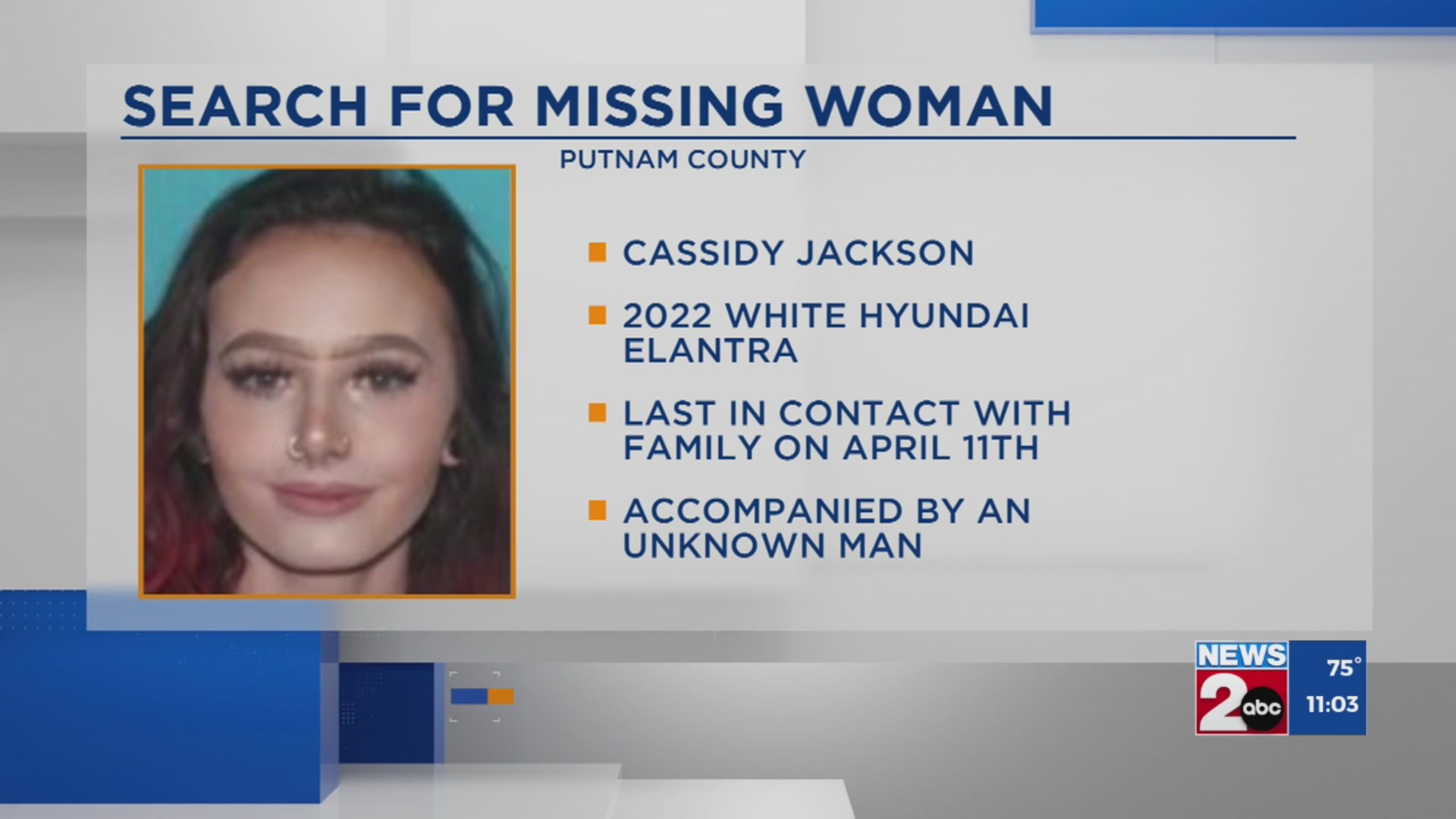Deputies searching for missing Putnam County woman – WKRN News 2
