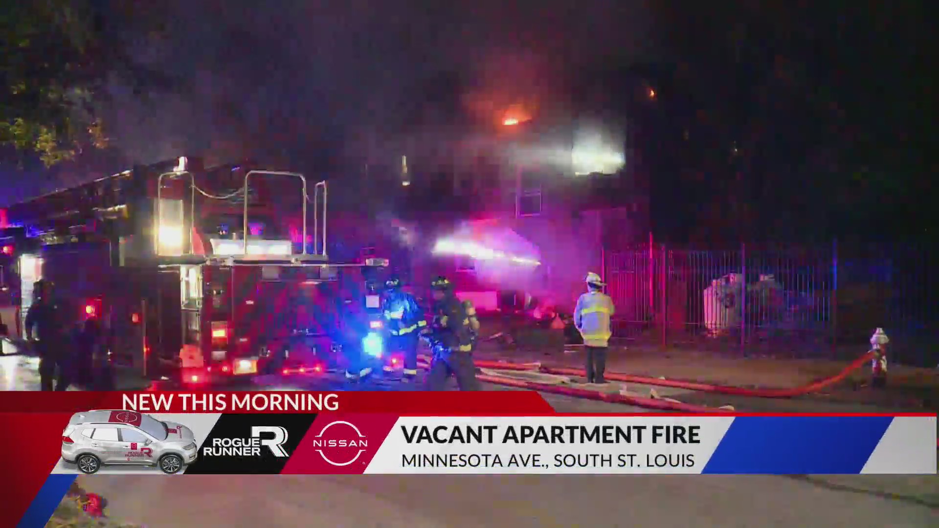 Fire damages vacant apartment in south St. Louis, no injuries – FOX 2
