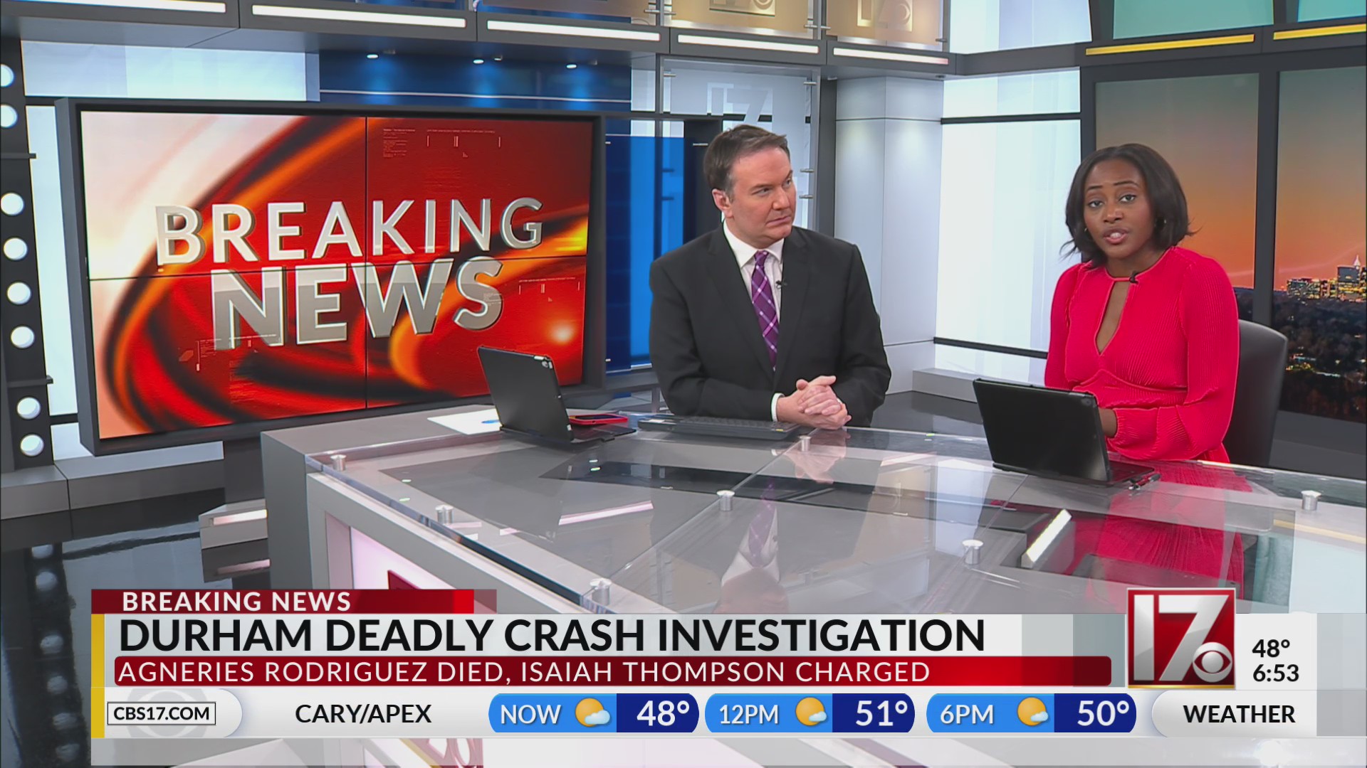 Woman dead, man charged in deadly Durham crash: Police – CBS17.com