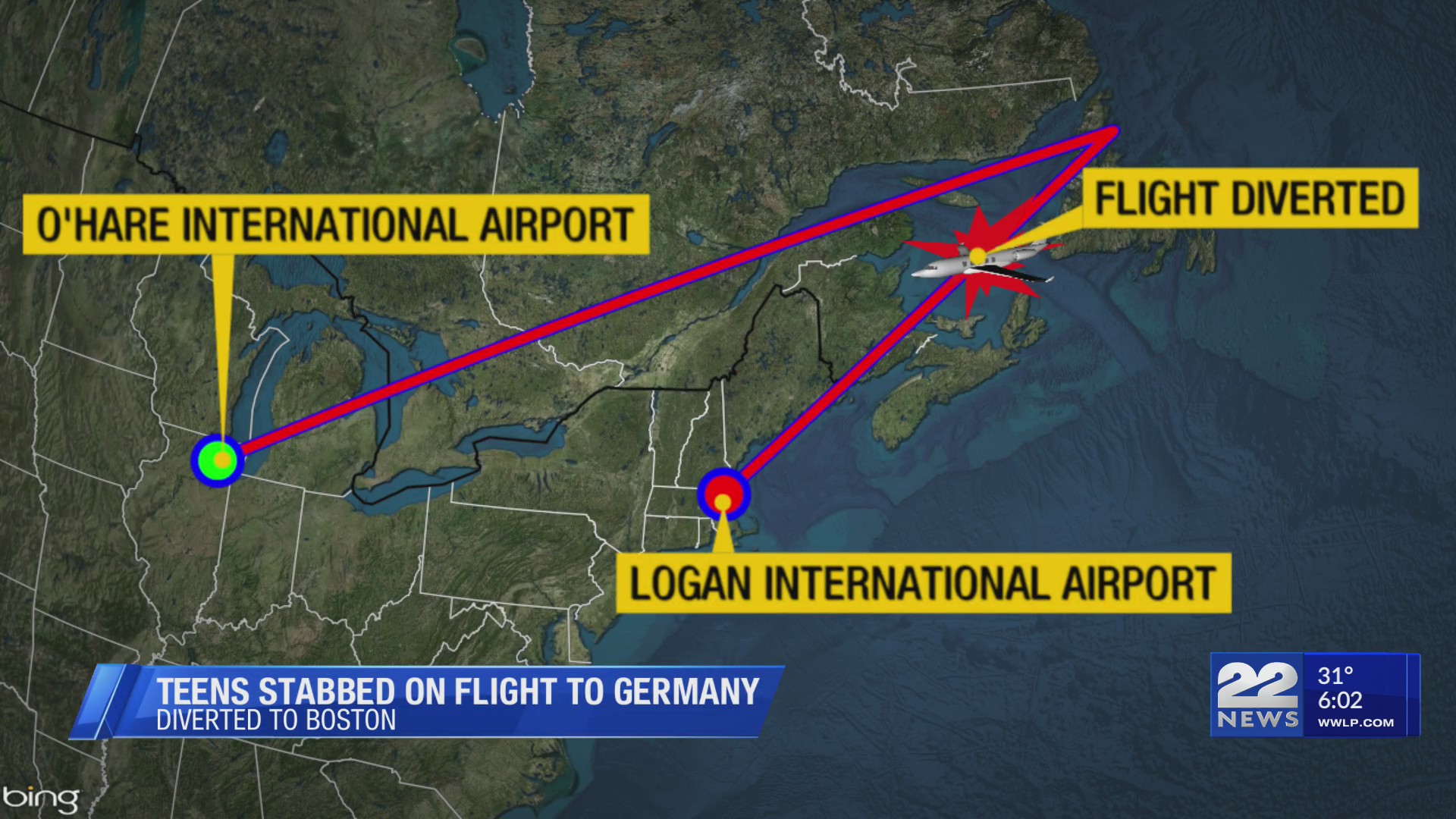 Man arrested for allegedly stabbing teens on flight diverted to Boston ...