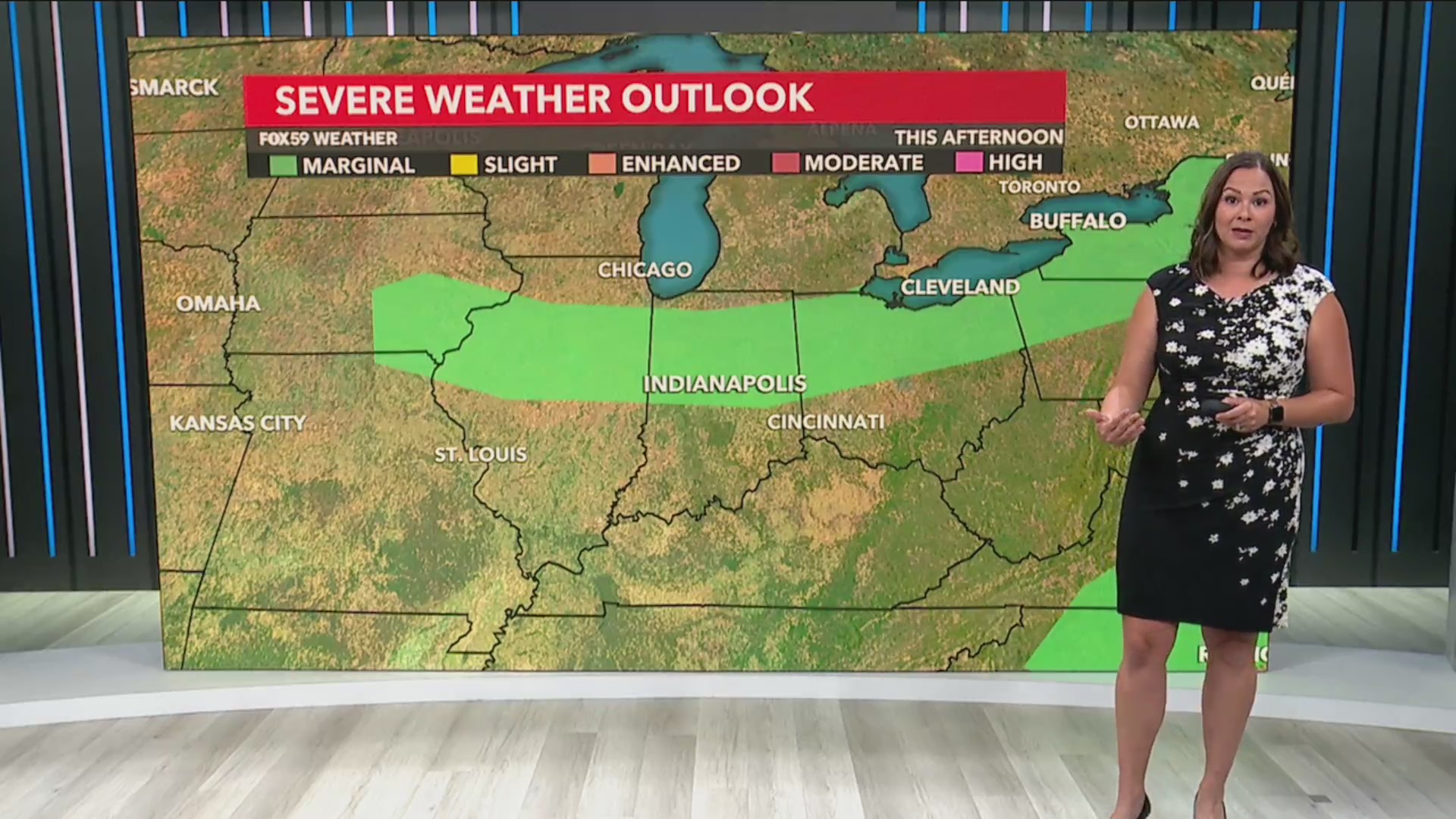 Tracking scattered storms Wednesday afternoon and evening – Fox 59