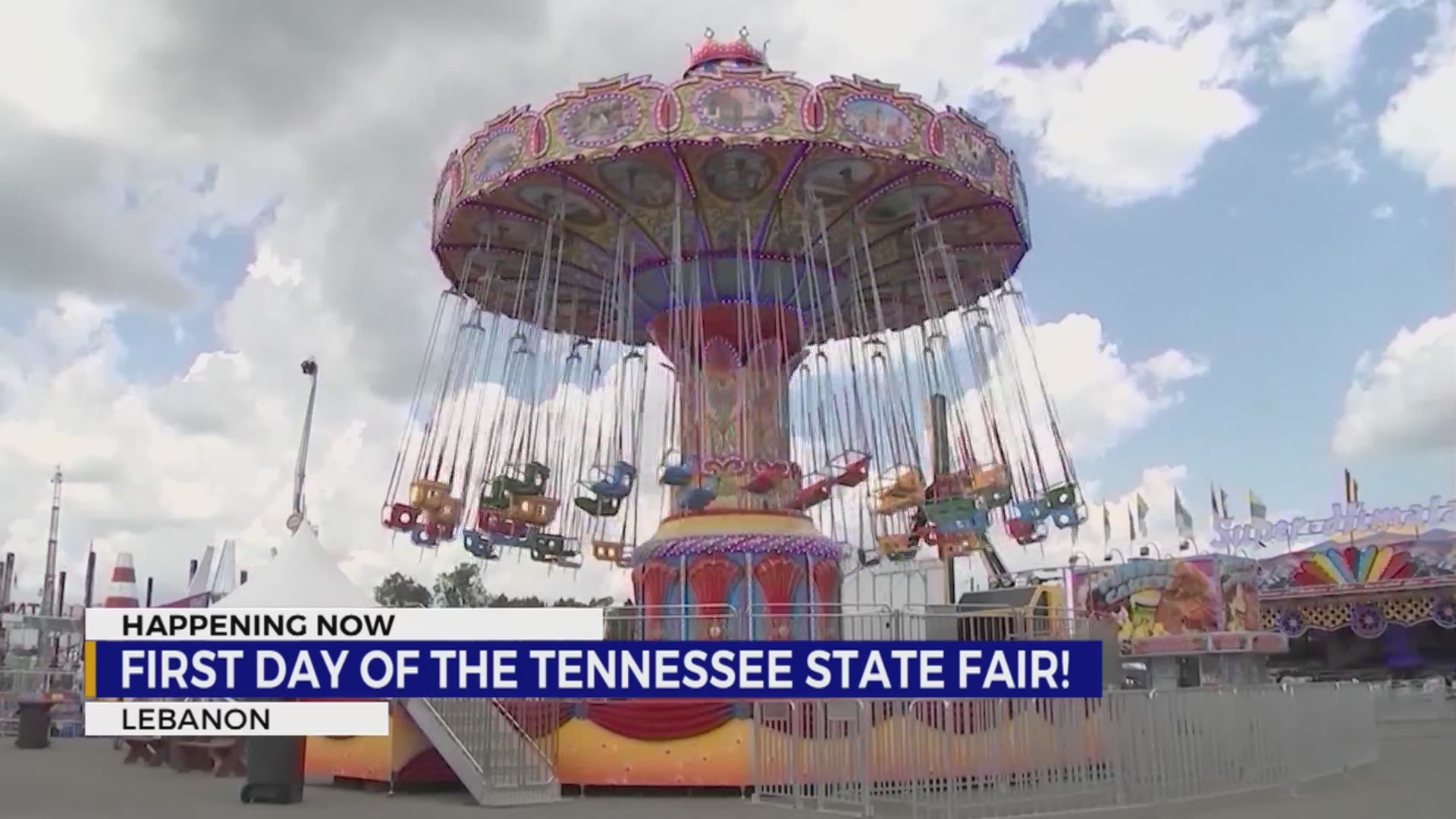 Getting ready for the first day of the Wilson CountyTennessee State Fair! WKRN News 2