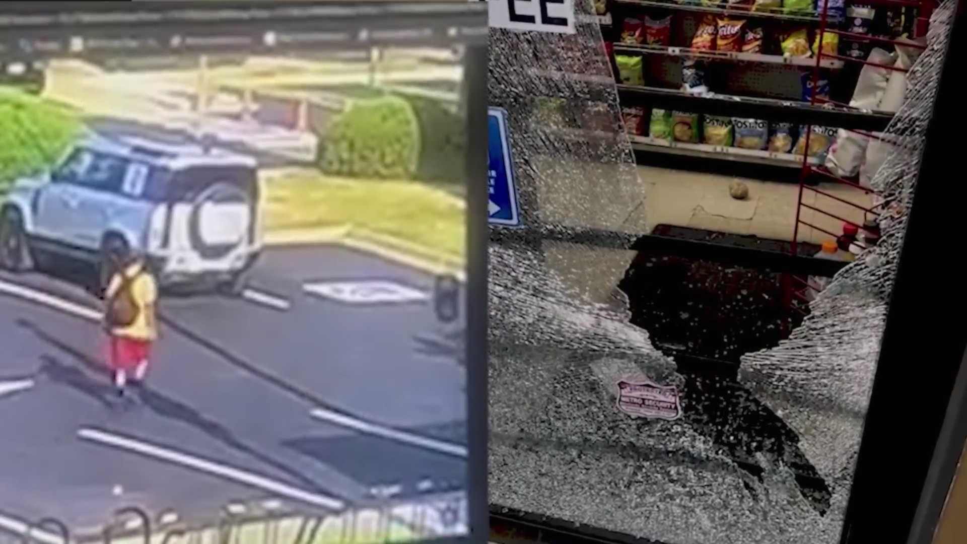 Caught on camera: Suspect smashes rock into vehicle window – FOX31 Denver