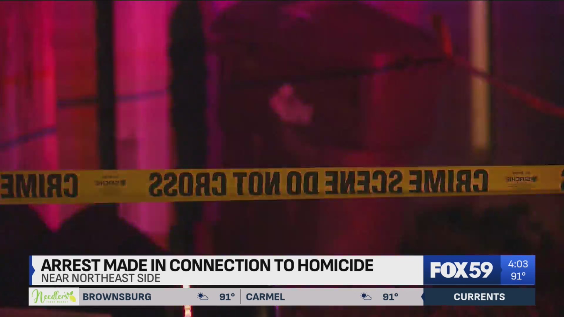 Indy man arrested in relation to homicide on near northeast side – Fox 59