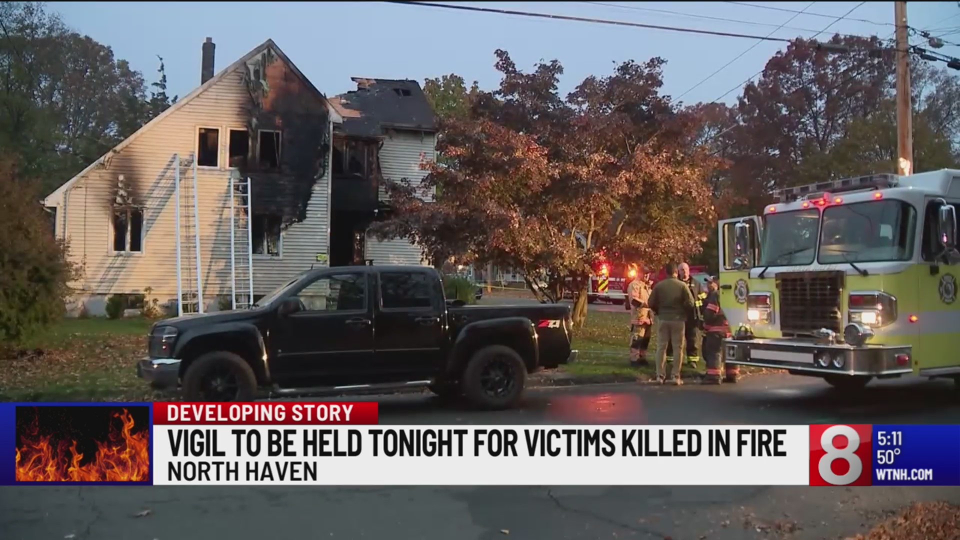 Vigil planned for 8-year-old, man who died after a fire in North Haven ...