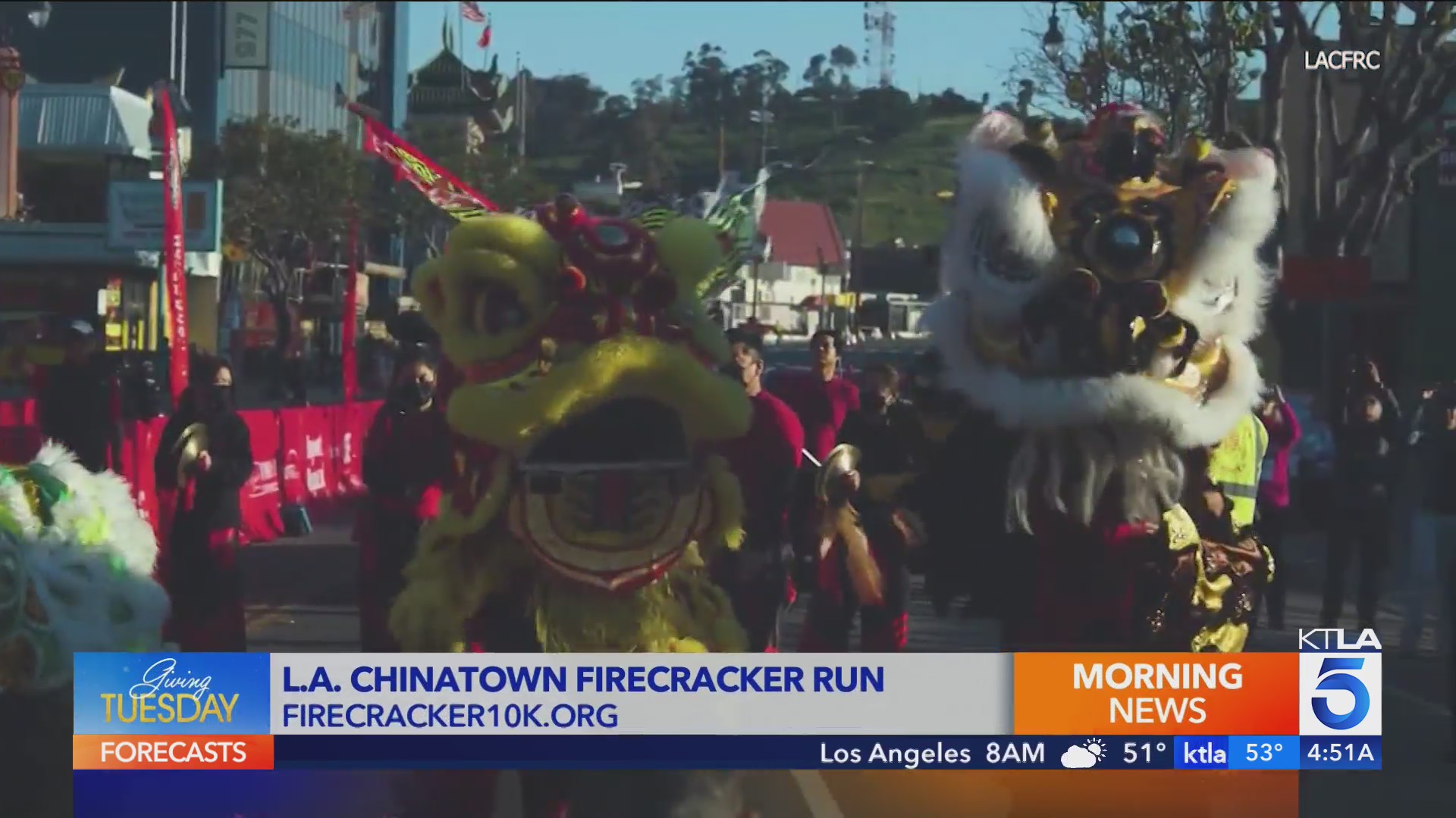 Firecracker Racer Giving Tuesday: L.A. Chinatown Firecracker Race – KTLA