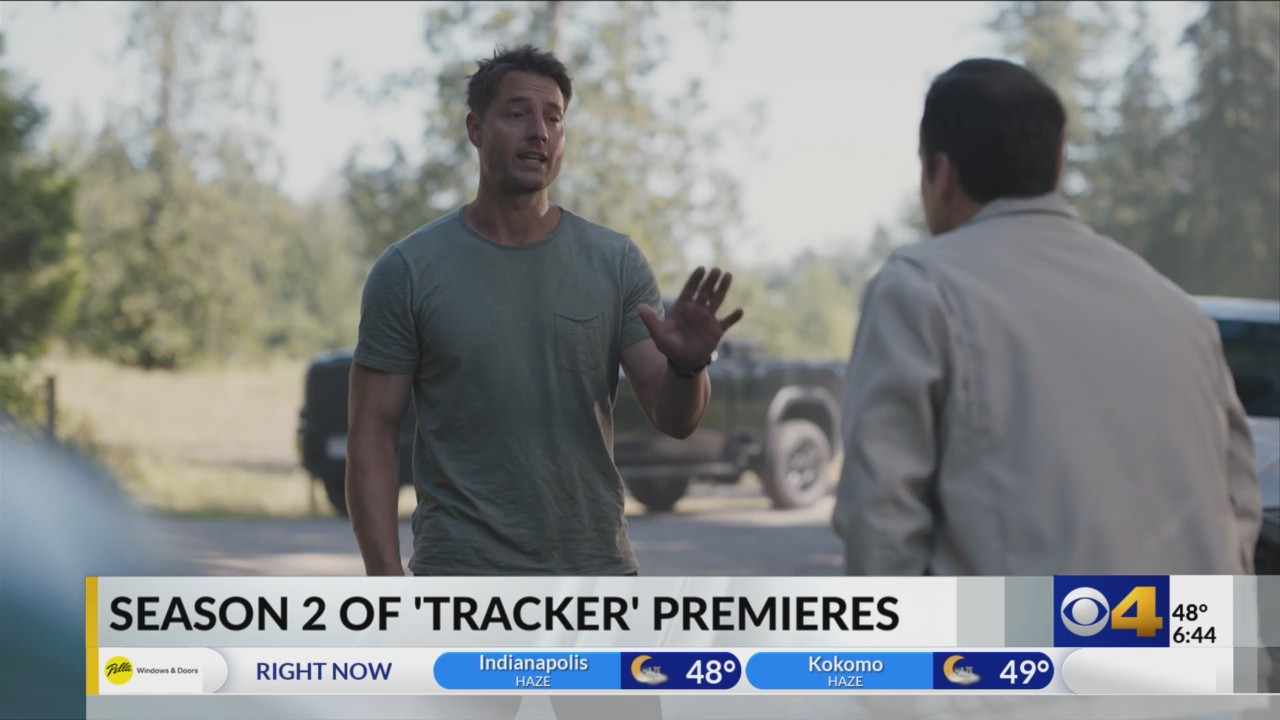 Justin Hartley talks Season 2 of Tracker airing on CBS4 WTTV CBS4Indy