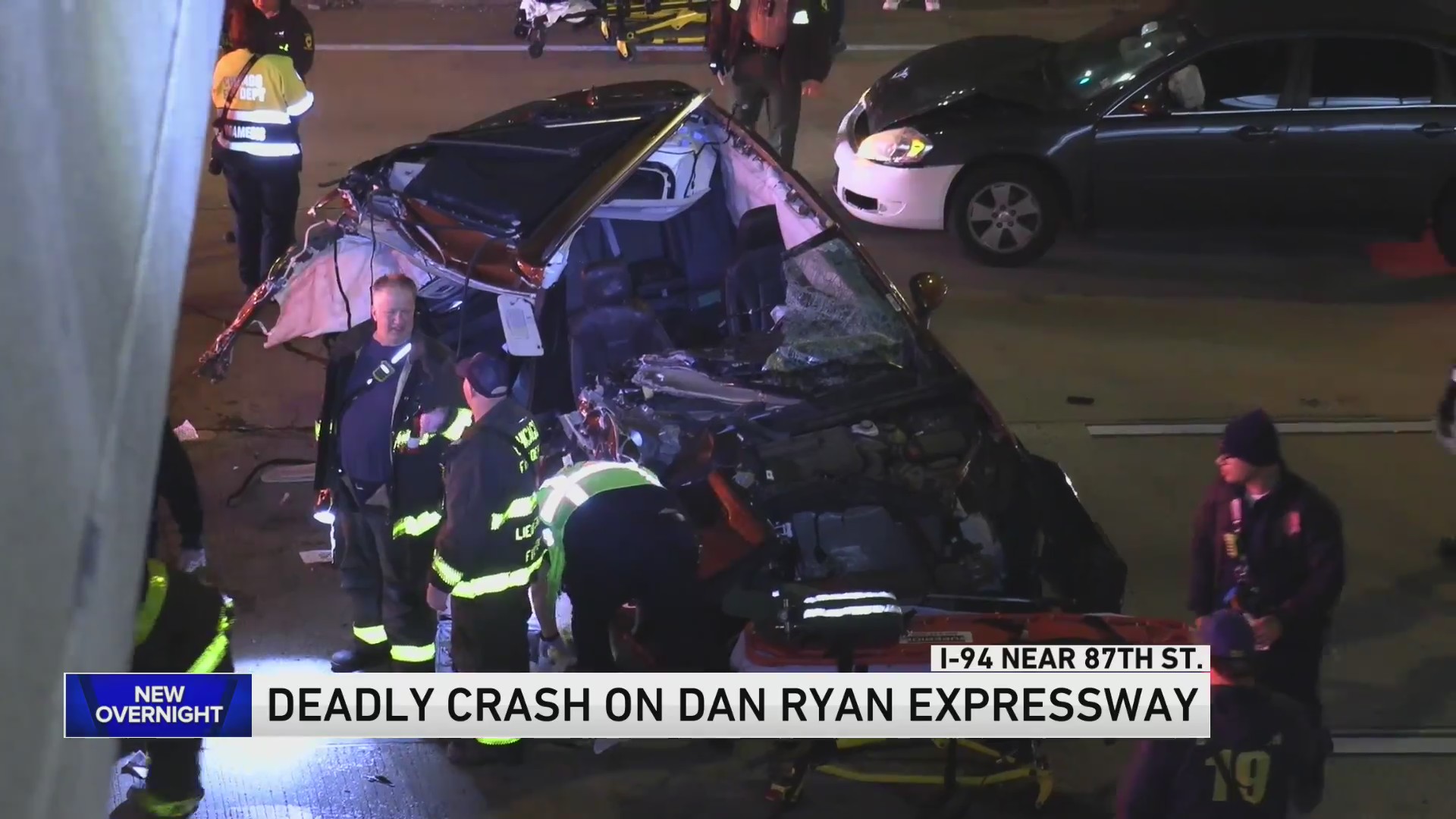 Fatal multi-vehicle crash closes all SB lanes of Dan Ryan Expressway at ...