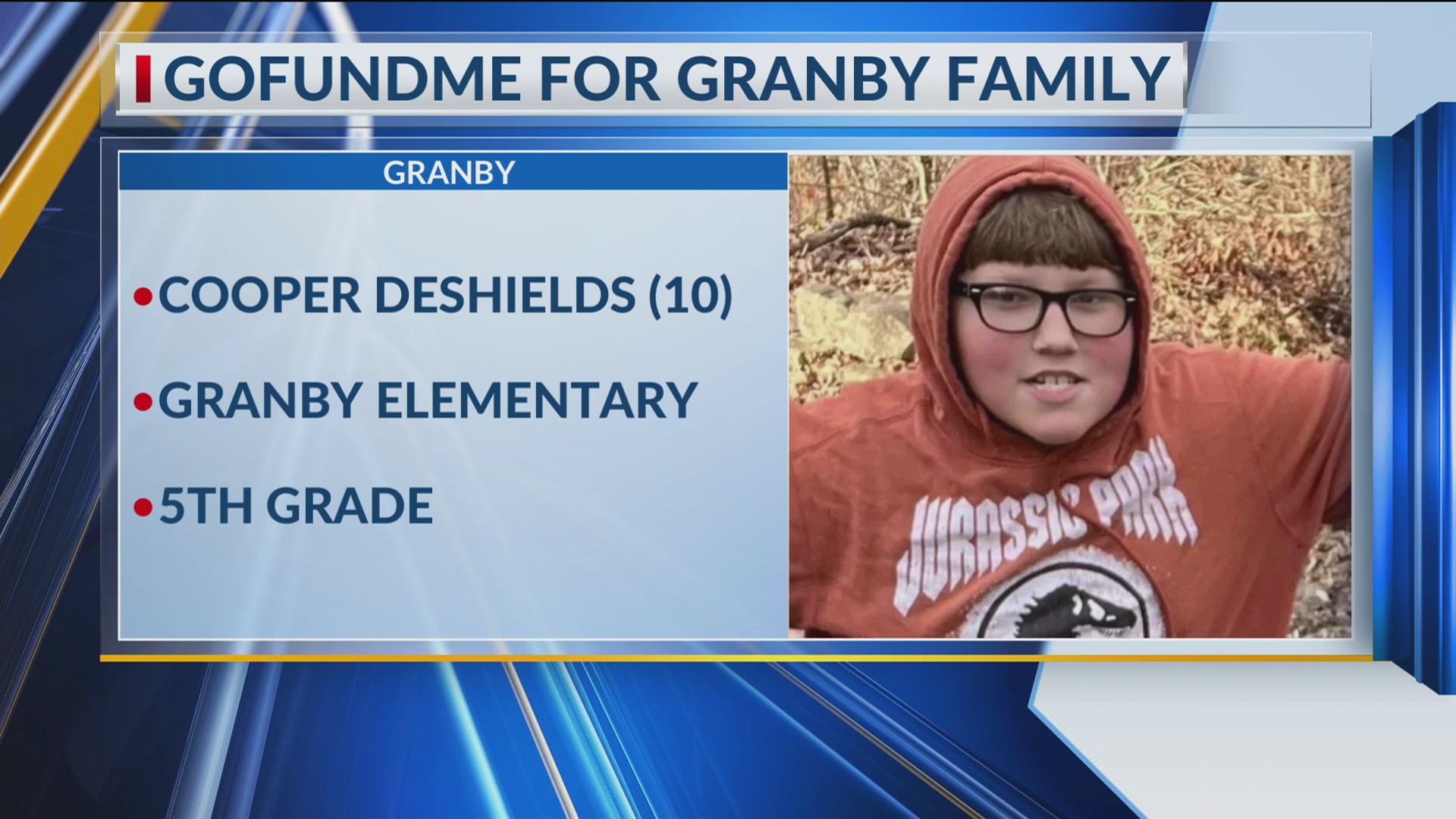 GoFundMe set up for family of Granby boy killed in tragic bike crash ...