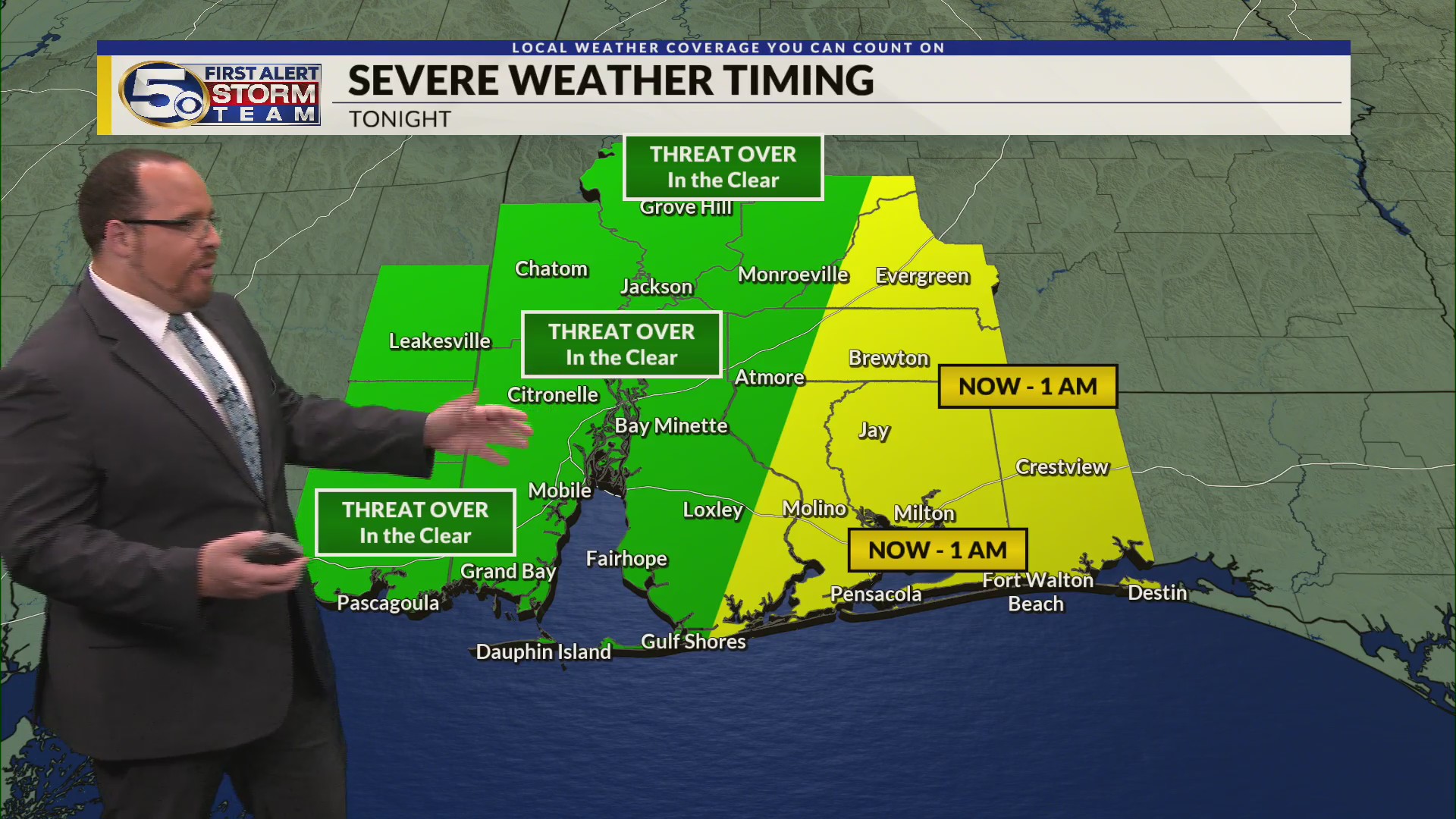 Tuesday Night Main Weather – WKRG News 5