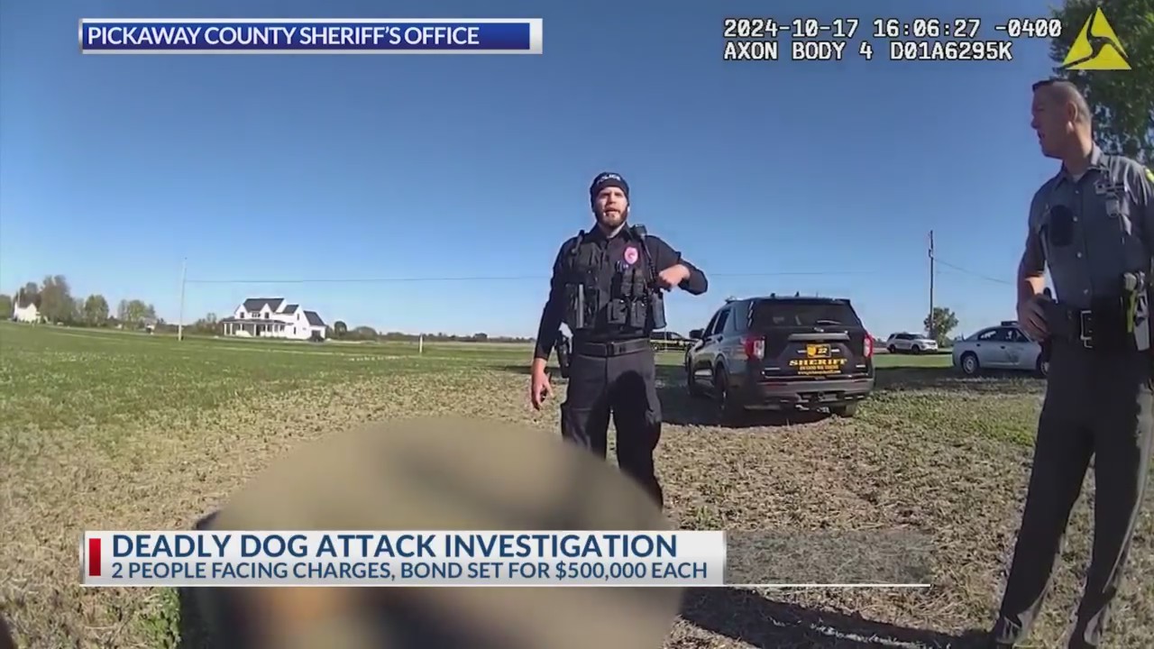 Pickaway County man, mother arrested after dogs attack and kill elderly ...