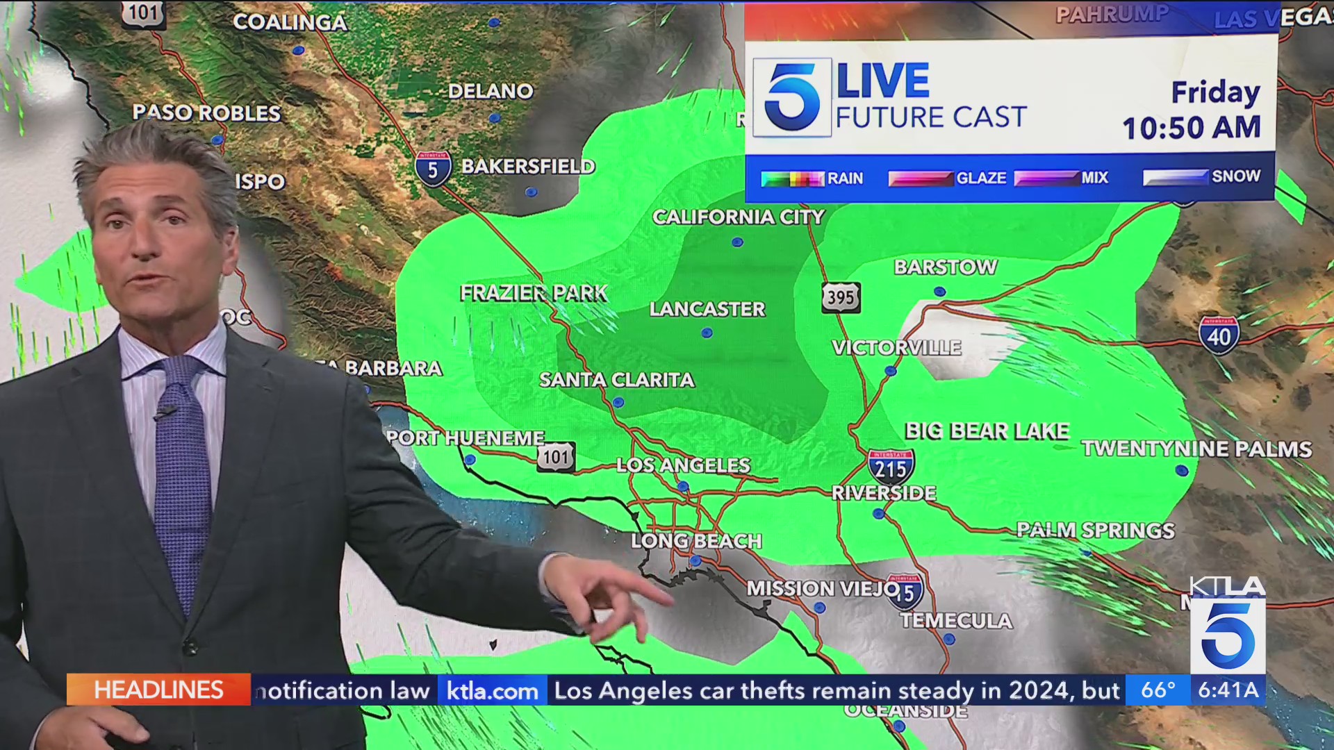 Clouds, chance of rain moving through SoCal Thursday and Friday – KTLA