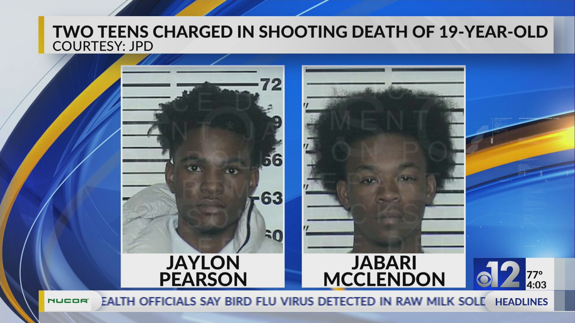 Two teens charged in shooting death of 19-year-old in Jackson – WJTV
