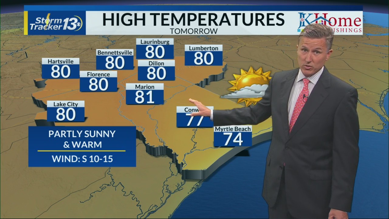 Warm weather for the weekend – WBTW