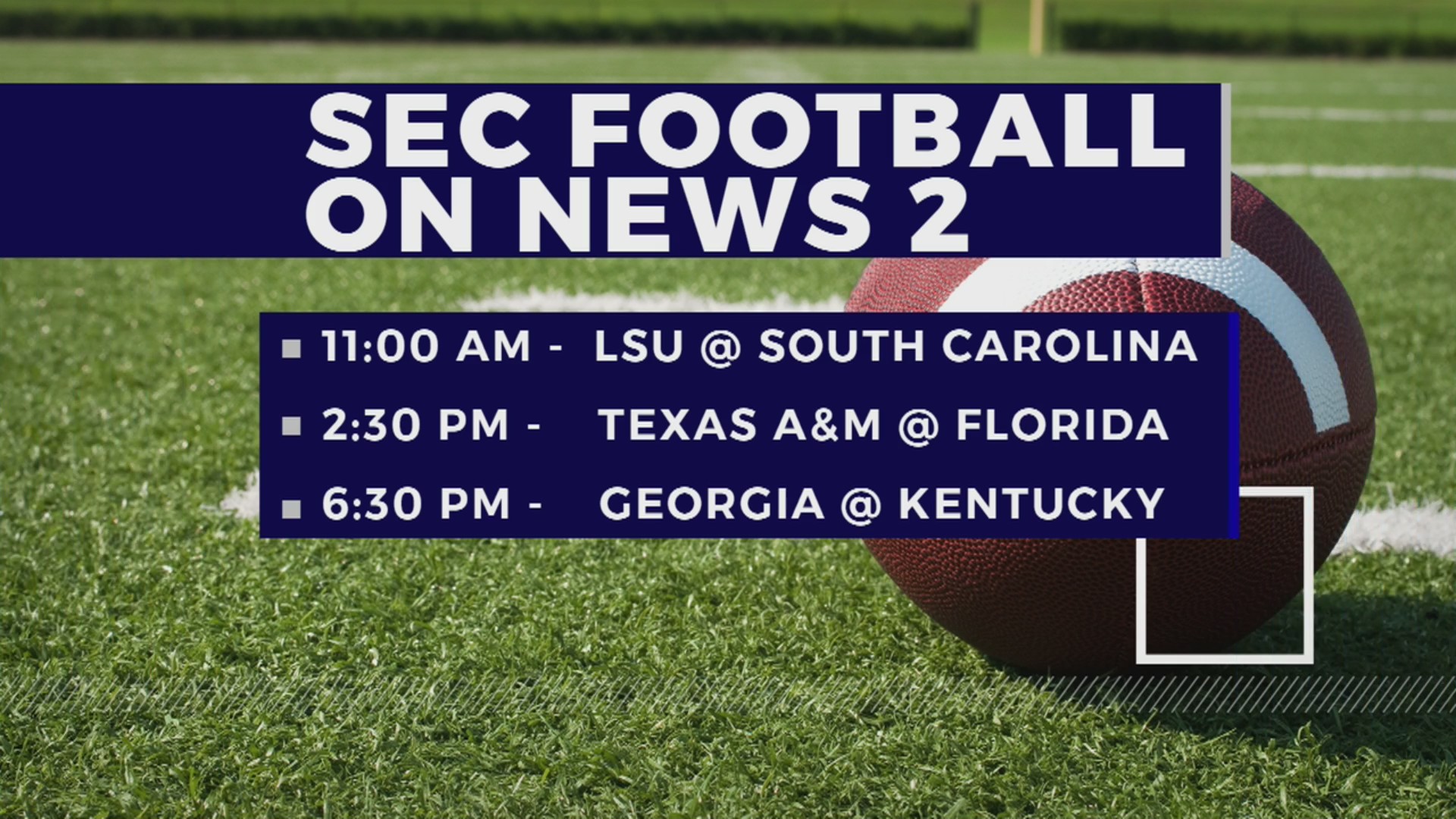 SEC on ABC: Week 3 lineup – WKRN News 2