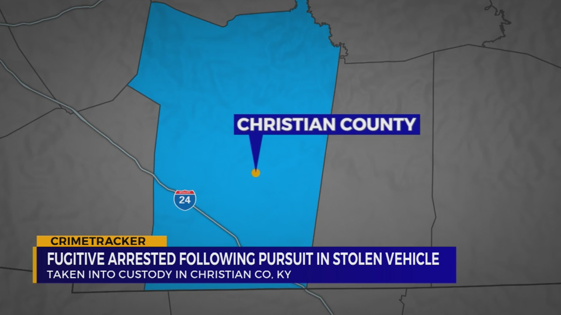 Fugitive taken into custody in Christian County, Kentucky following ...