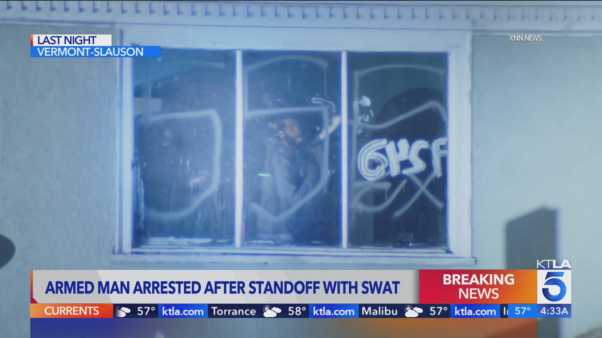 Armed man arrested after standoff with SWAT in L.A. neighborhood – KTLA
