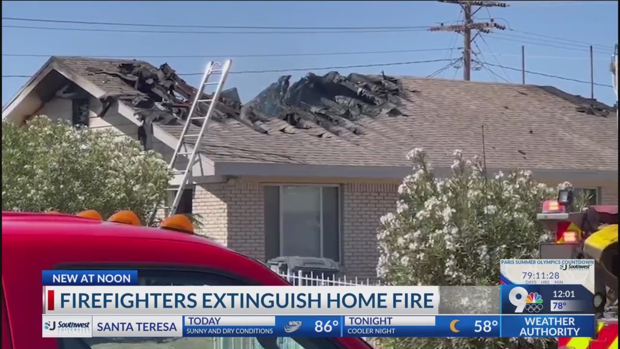 House fire in East El Paso knocked down – KTSM 9 News