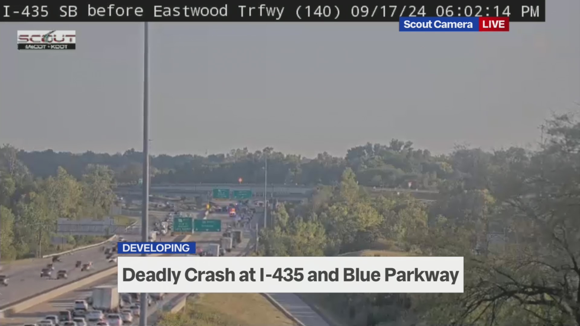 Motorcyclist killed in I435 crash near Blue Parkway FOX 4 Kansas