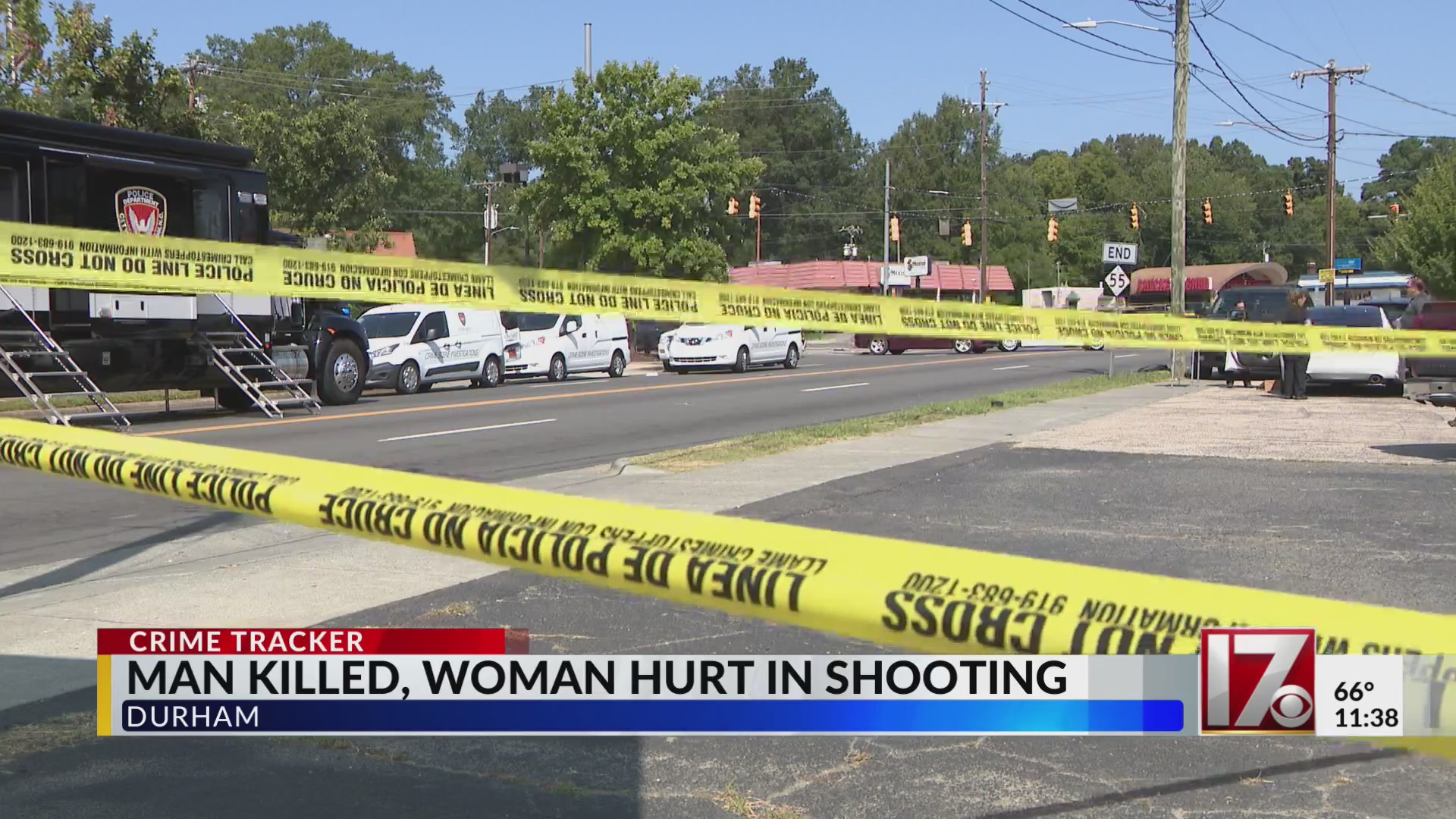 Man killed, woman injured in Durham shooting – CBS17.com